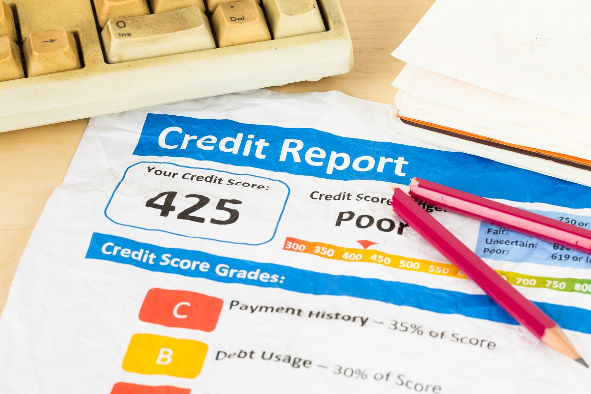 Poor credit report