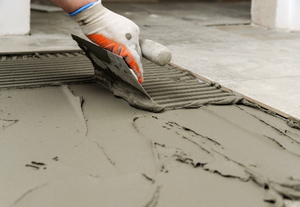 Concrete flooring construction