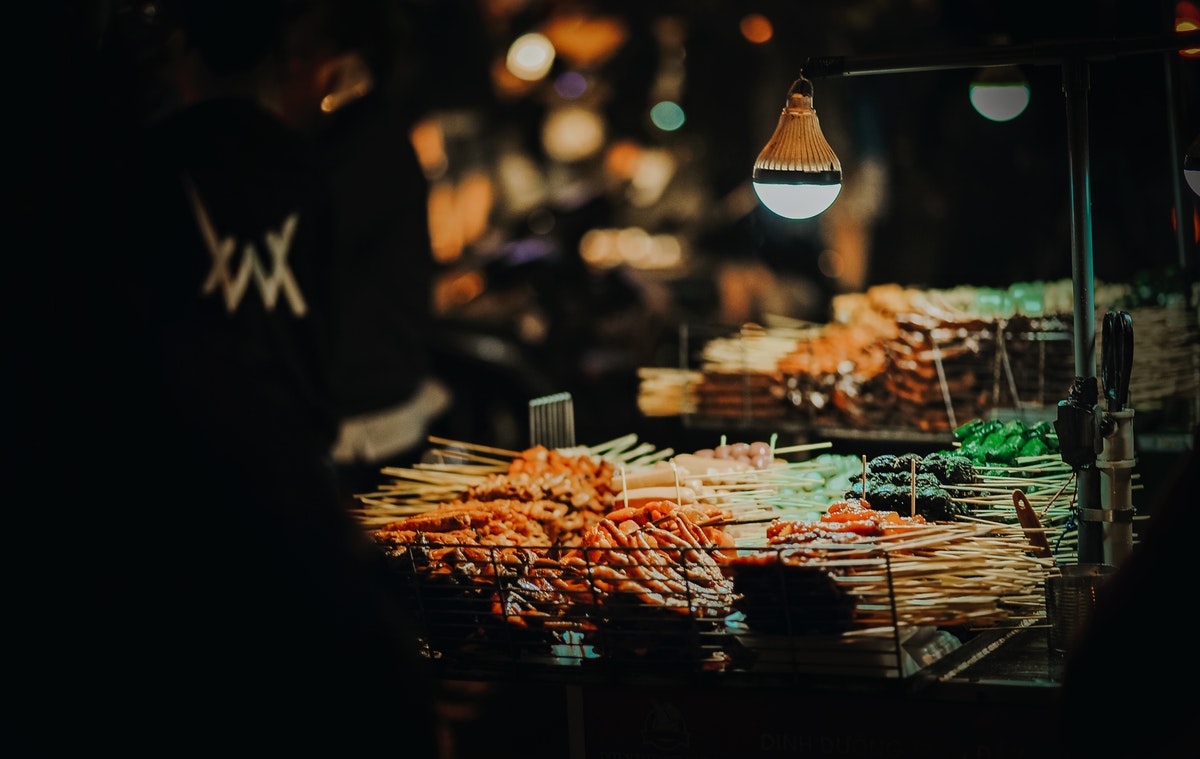 Food on display