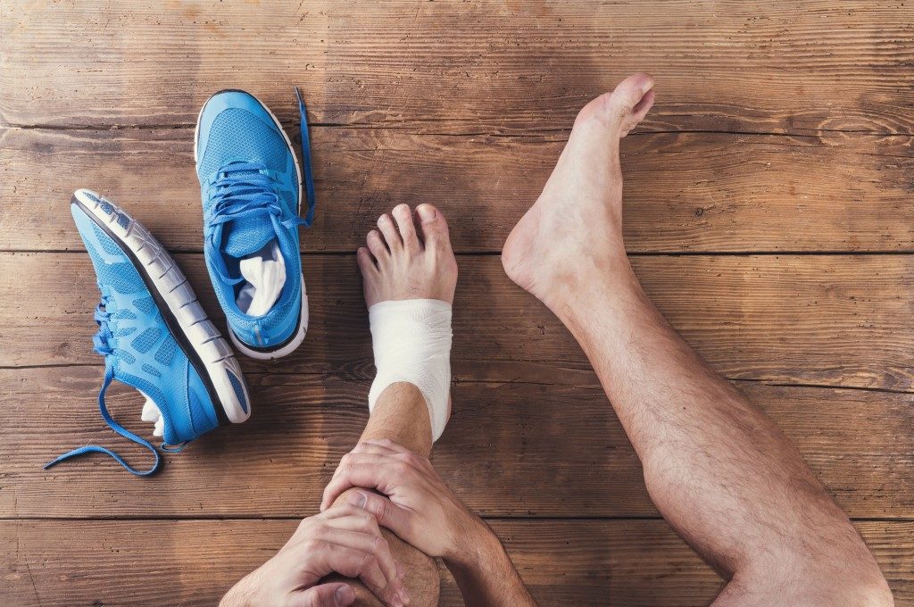 having an athletic injury