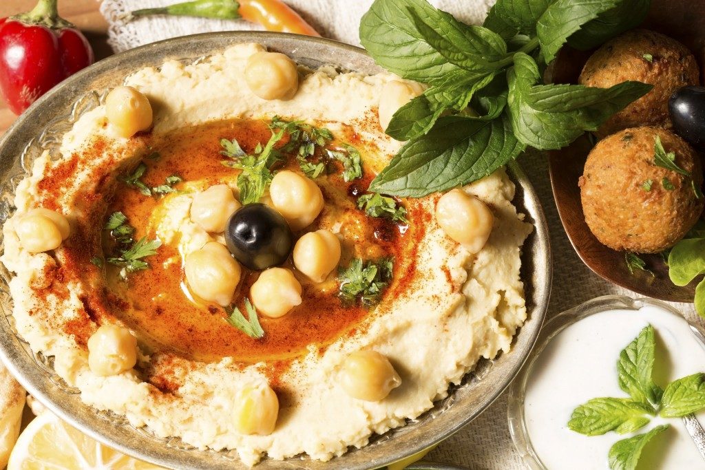 mediterranean food on a plate