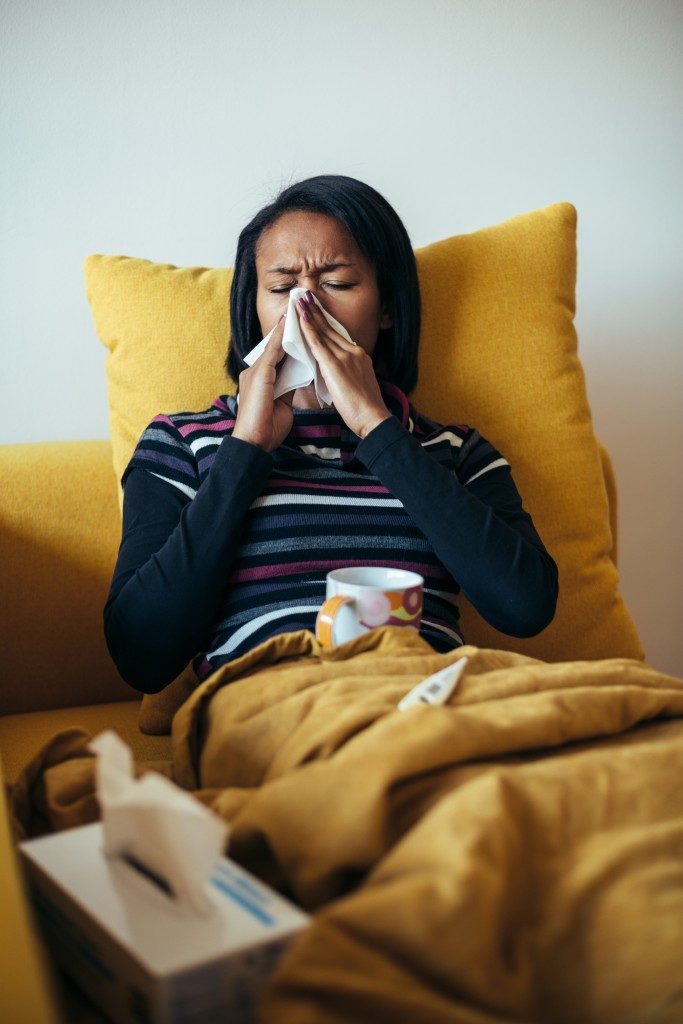 Sick woman
