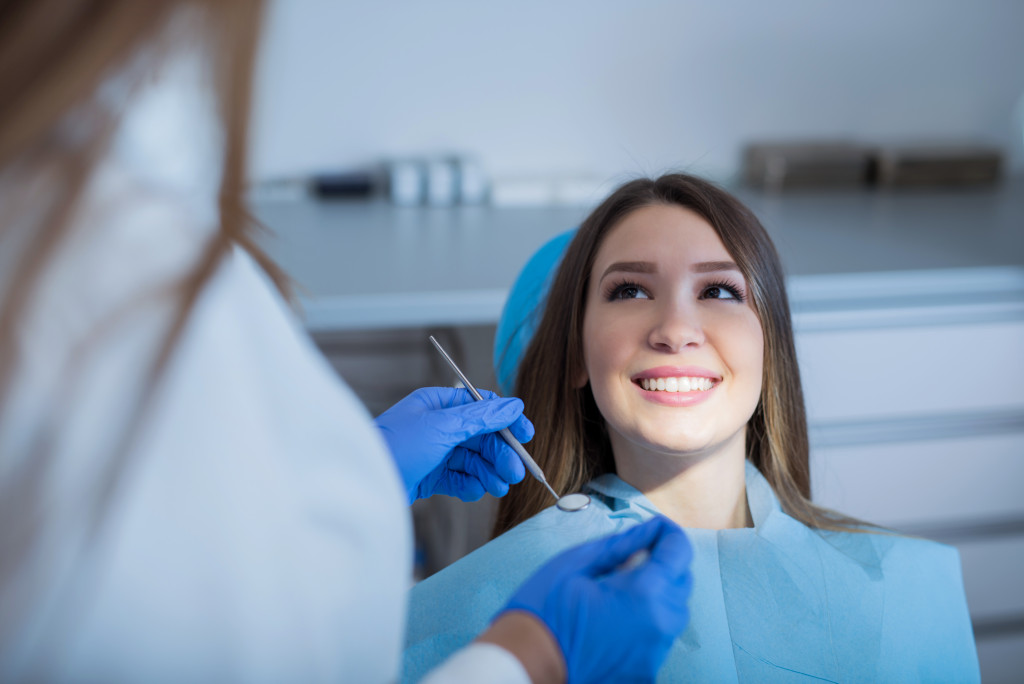 dentist and patient