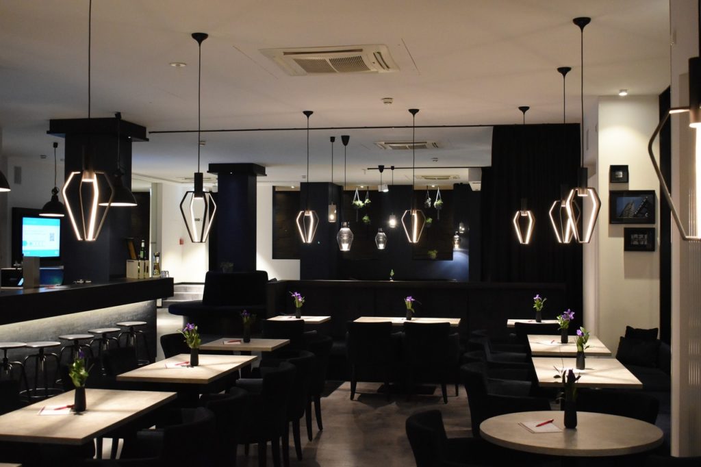 modern designed restaurant
