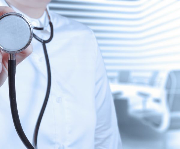 doctor holding a stethoscope