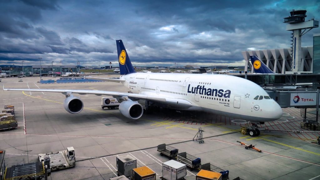 airplane at the airport